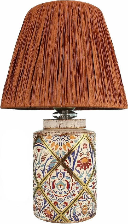 Hnědá stolní lampa (výška 40 cm) Alev – Opviq lights Opviq lights