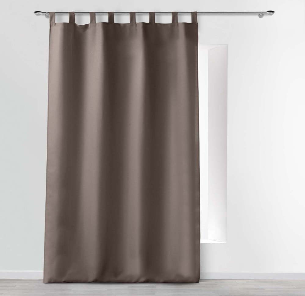 Hnědý závěs 140x260 cm Essentiel – douceur d'intérieur Douceur d intérieur