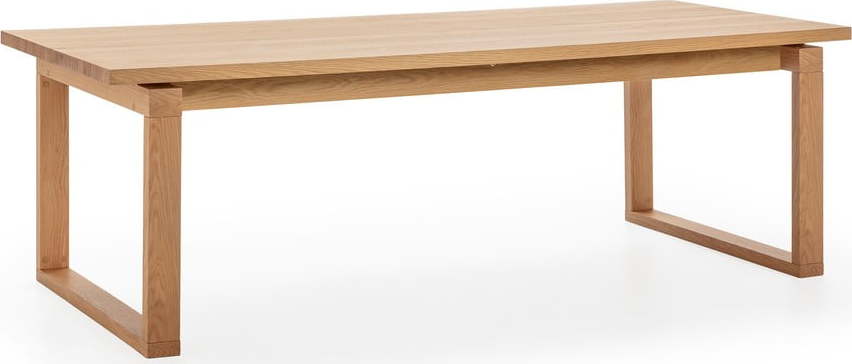 Jídelní stůl s deskou v dubovém dekoru 100x220 cm Rina – Marckeric Marckeric