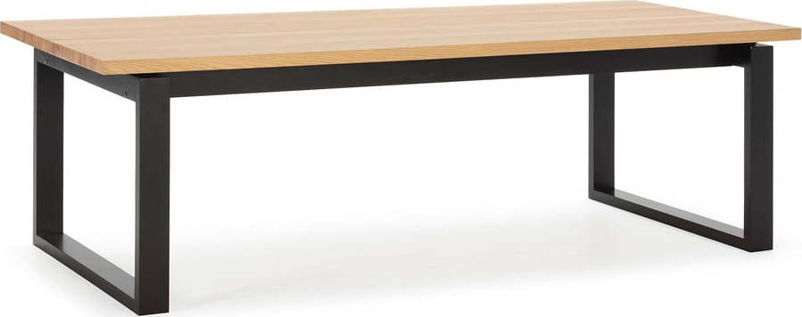 Jídelní stůl s deskou v dubovém dekoru 100x220 cm Rina – Marckeric Marckeric