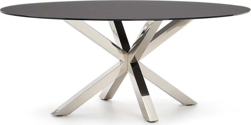 Jídelní stůl se skleněnou deskou 100x200 cm Argo – Kave Home Kave Home