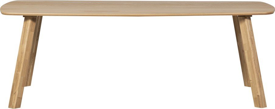Jídelní stůl z dubového dřeva 100x220 cm Tablo – WOOOD WOOOD