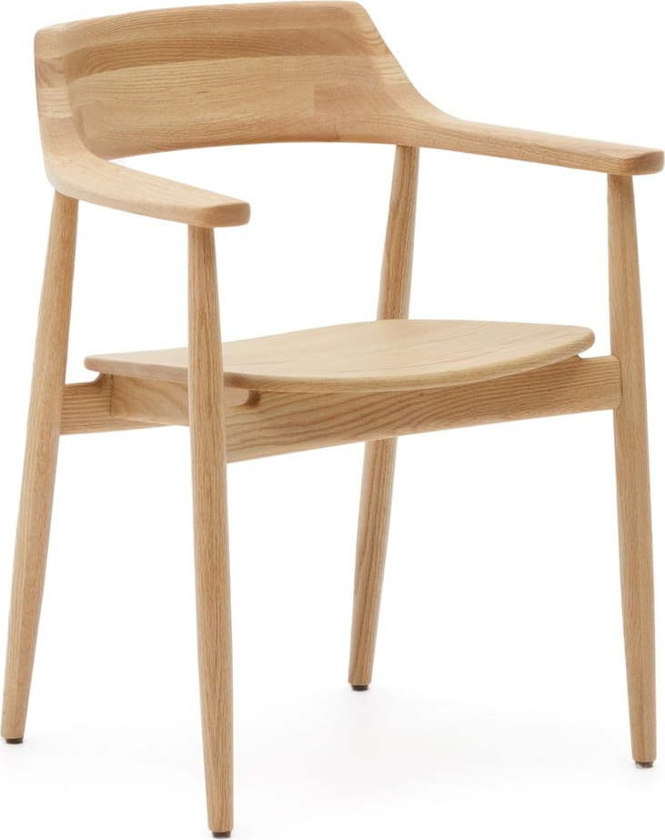 Jídelní židle z dubového dřeva v přírodní barvě Fondes – Kave Home Kave Home