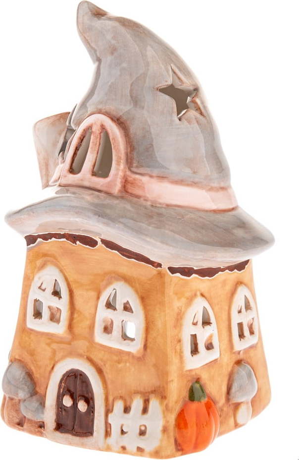 Keramický svícen s haloweenským motivem Spooky – Dakls Dakls