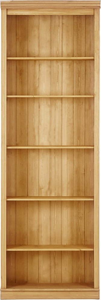 Knihovna z borovicového dřeva v přírodní barvě 74x223x37 cm Anita – Støraa Støraa
