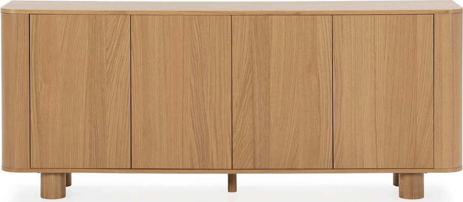 Komoda v dekoru dubu v přírodní barvě 180x75x40 cm Padoc – MOME Mome