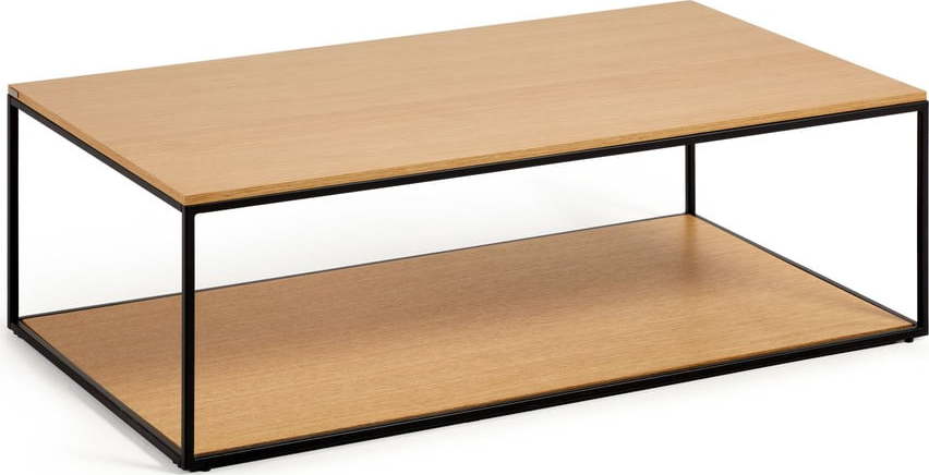 Konferenční stolek s deskou v dubovém dekoru v přírodní barvě 60x110 cm Yoana – Kave Home Kave Home