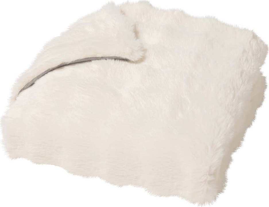 Krémová deka z mikroplyše 180x220 cm Mounty – douceur d'intérieur Douceur d intérieur