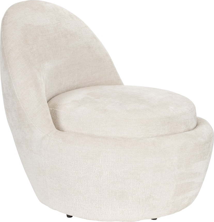 Krémové křeslo Nash – White Label White Label