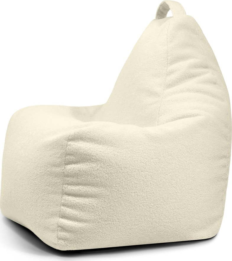 Krémový sedací vak z textilie bouclé Play Amuse – SLOWDOWN SLOWDOWN