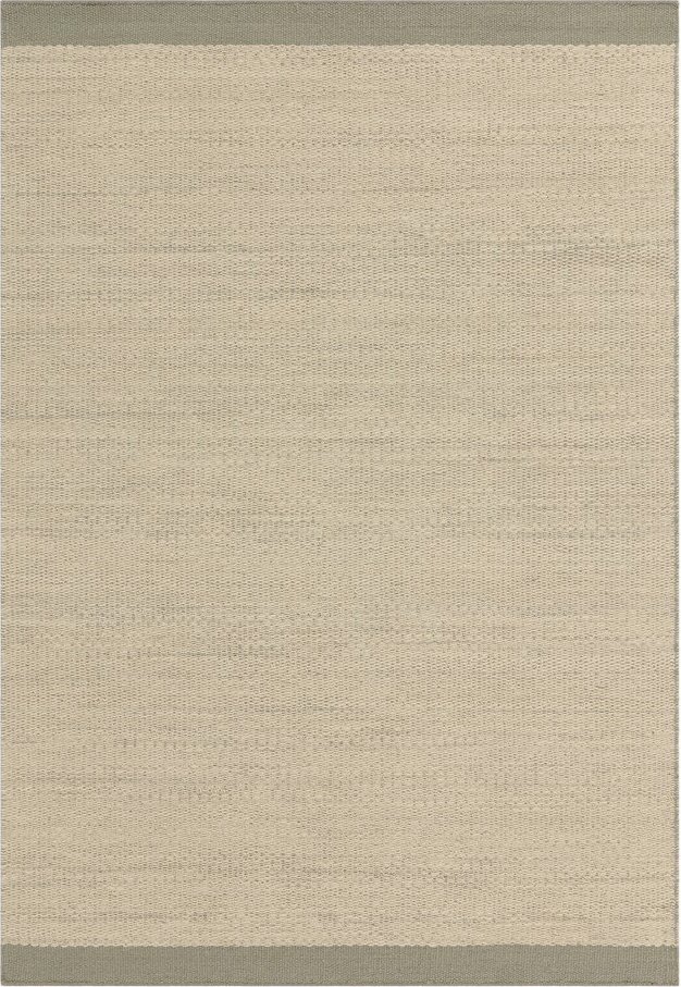 Krémový/šalvějově zelený ručně tkaný vlněný koberec 160x230 cm Lima Sage – Asiatic Carpets Asiatic Carpets
