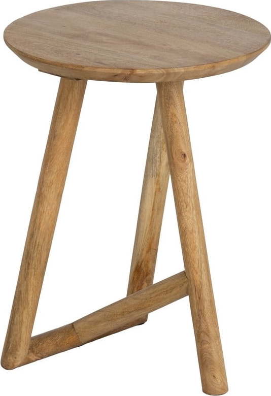 Kulatý odkládací stolek z mangového dřeva ø 40 cm Mao – Ixia Ixia