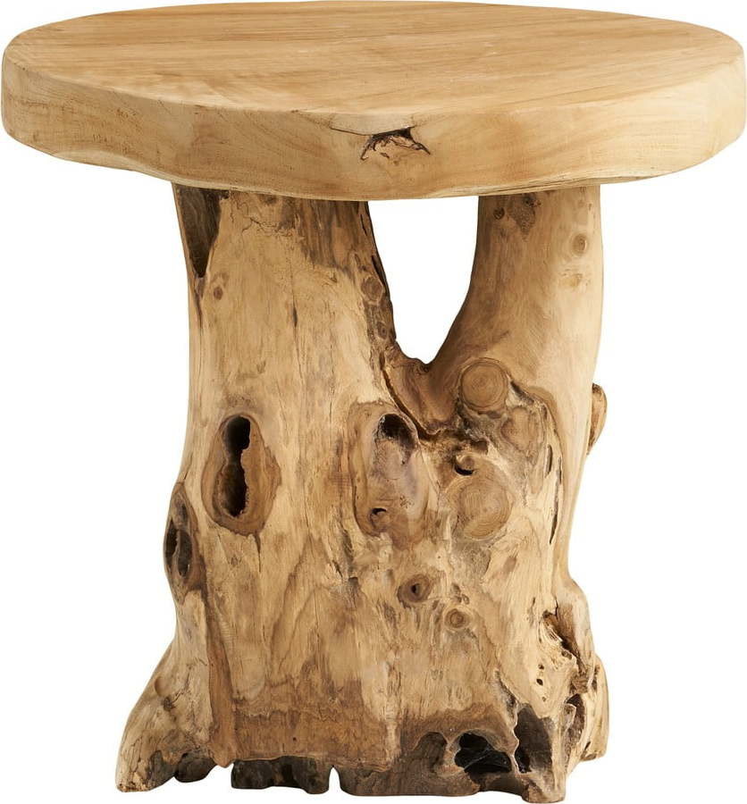 Kulatý odkládací stolek z teakového dřeva ø 40 cm Palena – House Nordic House Nordic