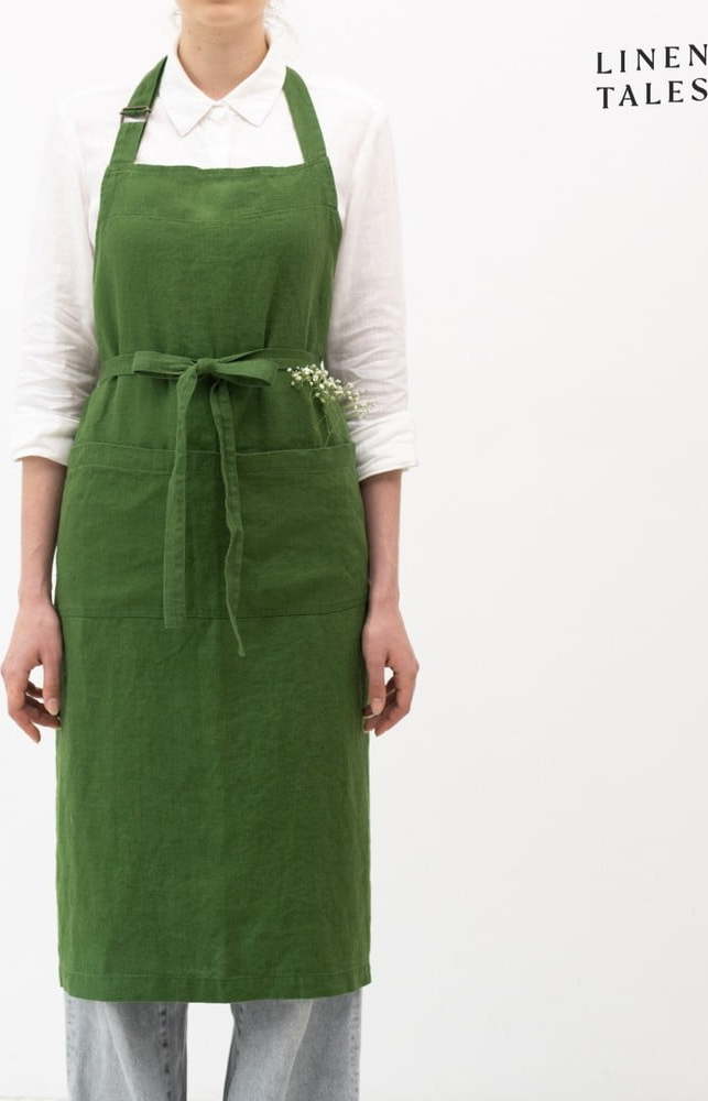 Lněná zástěra True Green – Linen Tales Linen Tales