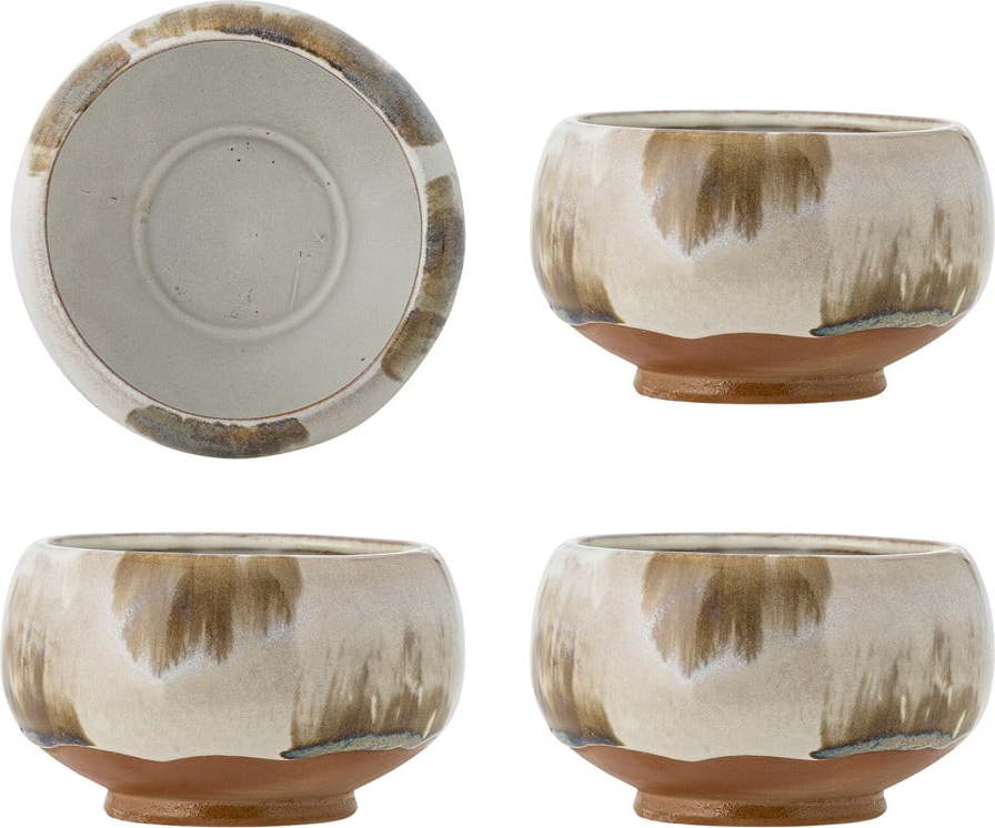 Misky v sadě 4 ks z kameniny 400 ml Jade – Bloomingville Bloomingville