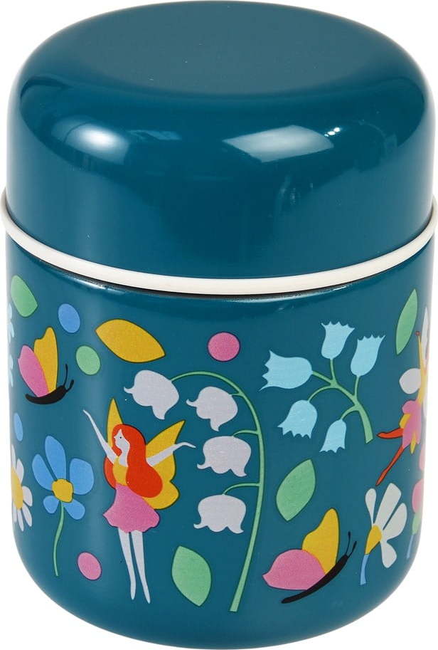 Modrá termoska na jídlo/dětská 280 ml Fairies in the Garden – Rex London Rex London