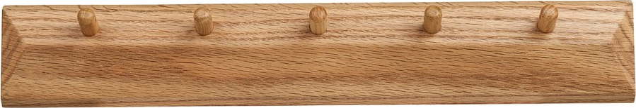 Nástěnný věšák z dubového dřeva v přírodní barvě 50 cm Barco – House Nordic House Nordic