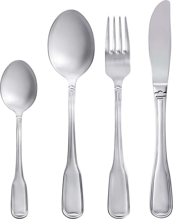 Nerezový příbor ve stříbrné barvě 16 ks Attaché – Gense Gense