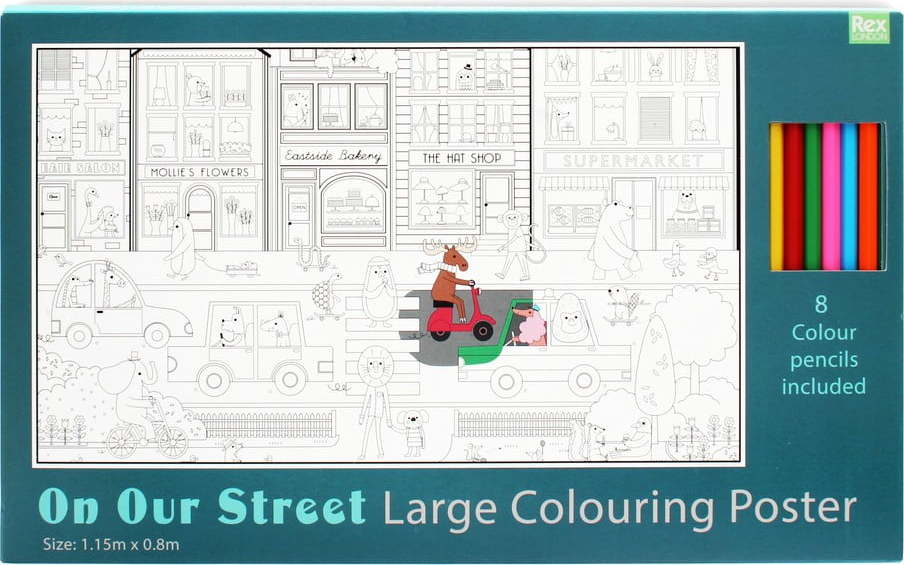 Omalovánky On Our Street – Rex London Rex London