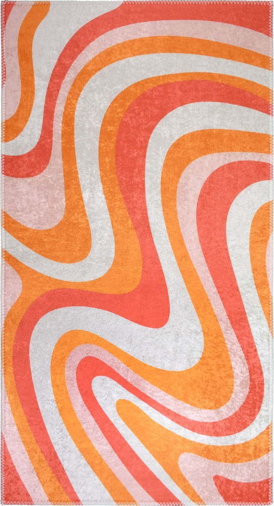 Oranžový pratelný koberec 60x100 cm Colors of Joy – Vitaus Vitaus