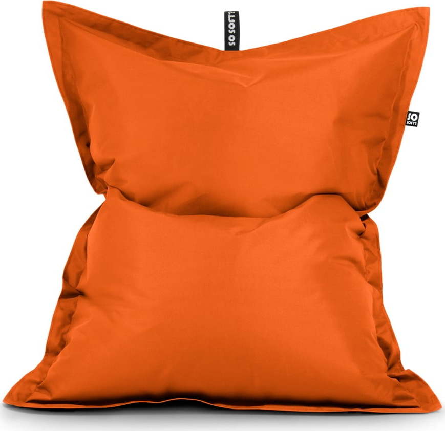 Oranžový sedací vak Pad L – So Soft? So Soft?