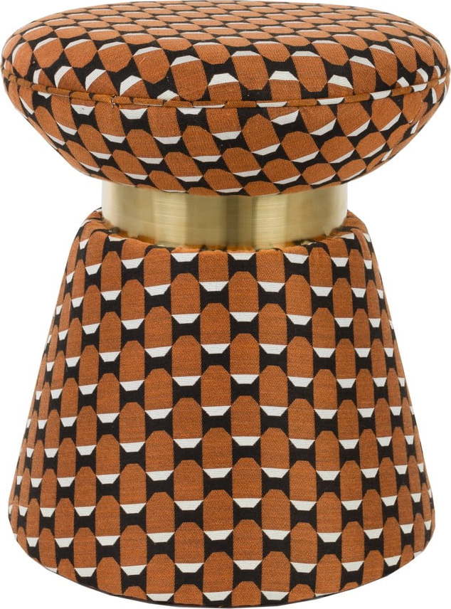 Oranžový taburet Pin – White Label White Label