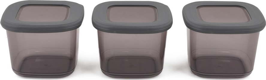 Plastové dózy v sadě 3 ks na potraviny Fresco – Hermia Hermia