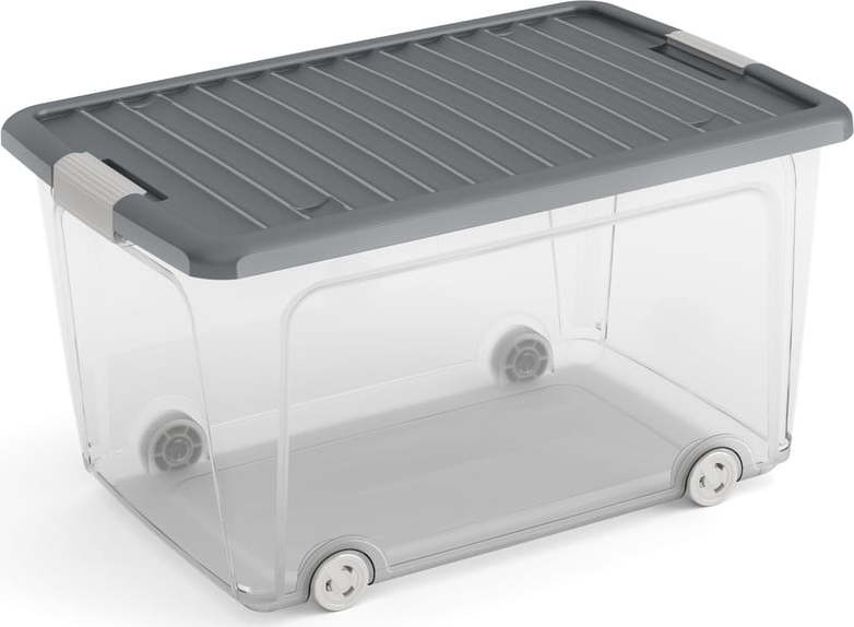 Plastový úložný box s víkem 56