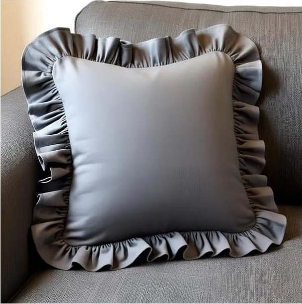 Povlak na polštář s příměsí bavlny 40x40 cm Ruffled – Mila Home Mila Home