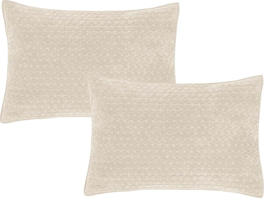 Povlaky na polštáře v sadě 2 ks 50x75 cm Attica Velvet Embroidered – Bianca Bianca