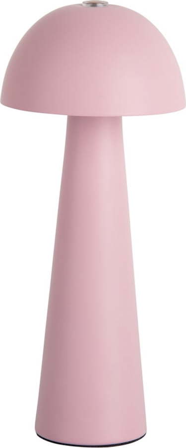 Růžová LED stolní lampa (výška 16