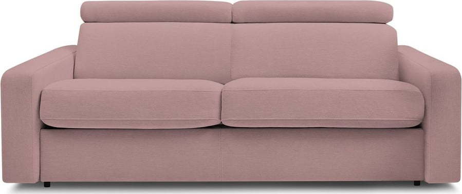 Růžová rozkládací pohovka 195 cm Monaco – Bobochic Paris Bobochic Paris