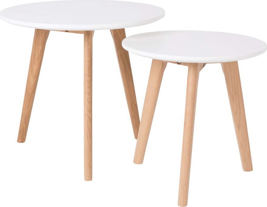 Sada 2 odkládacích stolků Bodine White Label