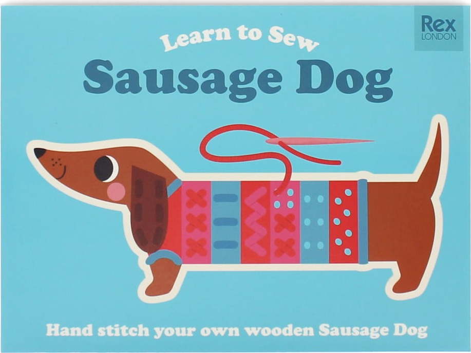 Sada na vyšívání Sunny Sausage Dog – Rex London Rex London