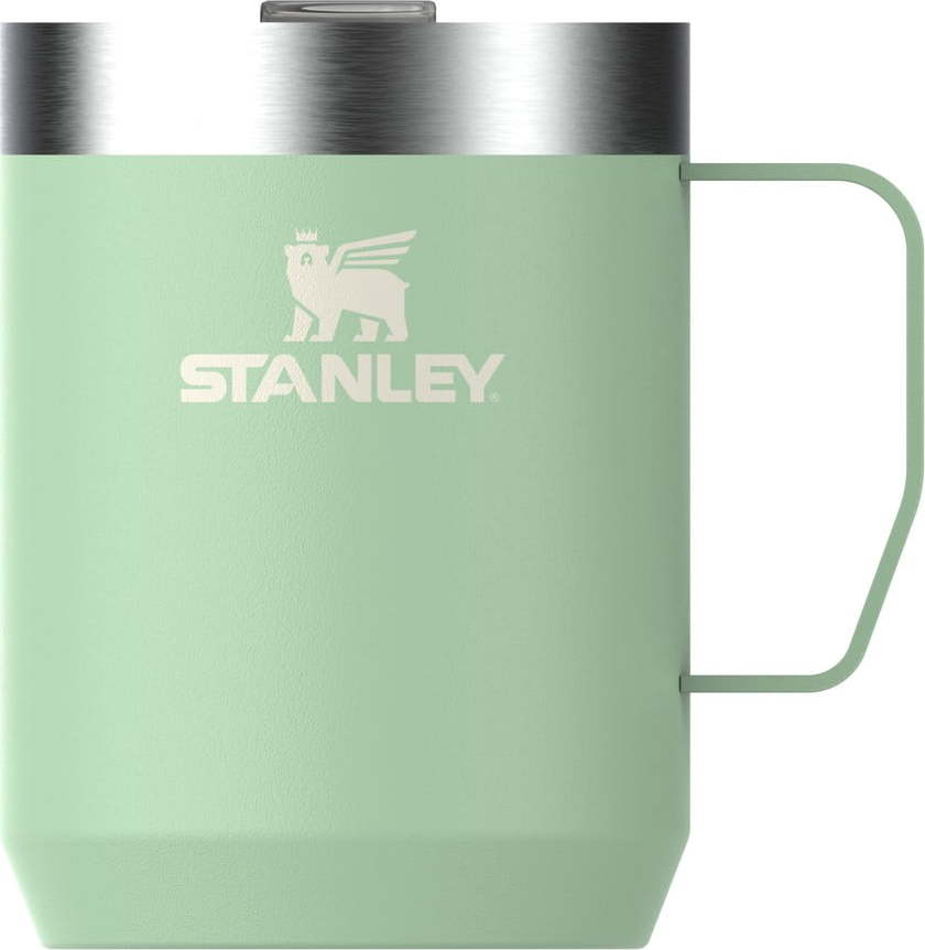 Šalvějově zelený termo hrnek z nerezové oceli 230 ml Stay-Hot Camp Mug Pistachio – Stanley Stanley