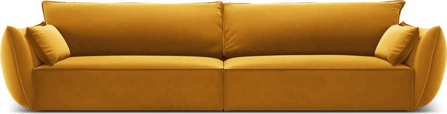 Sametová pohovka v hořčicové barvě 248 cm Vanda – Mazzini Sofas Mazzini Sofas