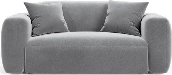 Šedá sametová pohovka 180 cm Strino – Cosmopolitan Design Cosmopolitan design