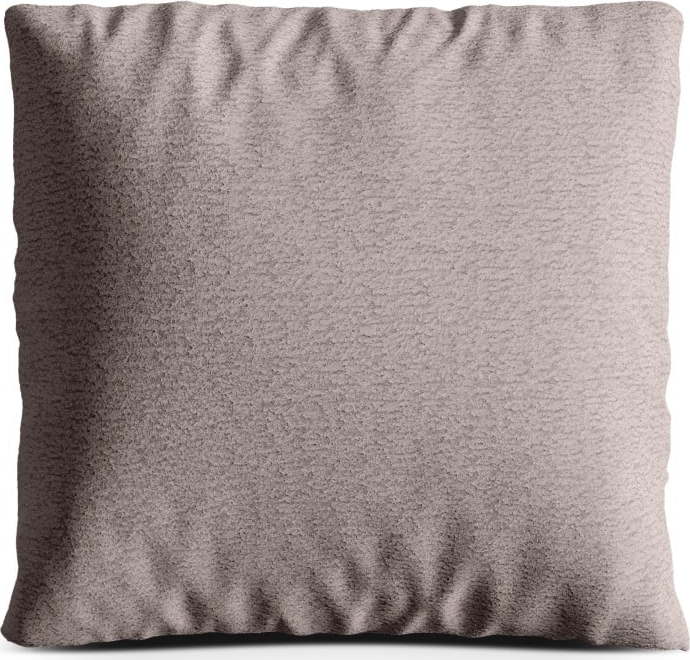 Šedobéžový polštář na gauč z textilie bouclé Kemi – Cosmopolitan Design Cosmopolitan design
