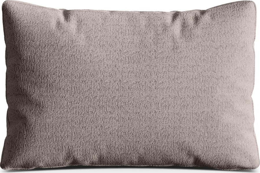 Šedobéžový polštář na gauč z textilie bouclé Kemi – Cosmopolitan Design Cosmopolitan design