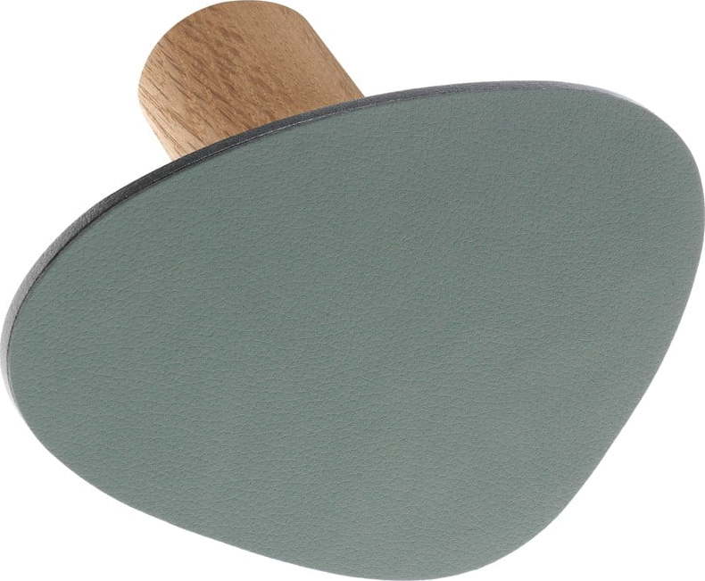 Šedozelený nástěnný ocelový háček Dot S Nupo – LIND DNA Lind DNA