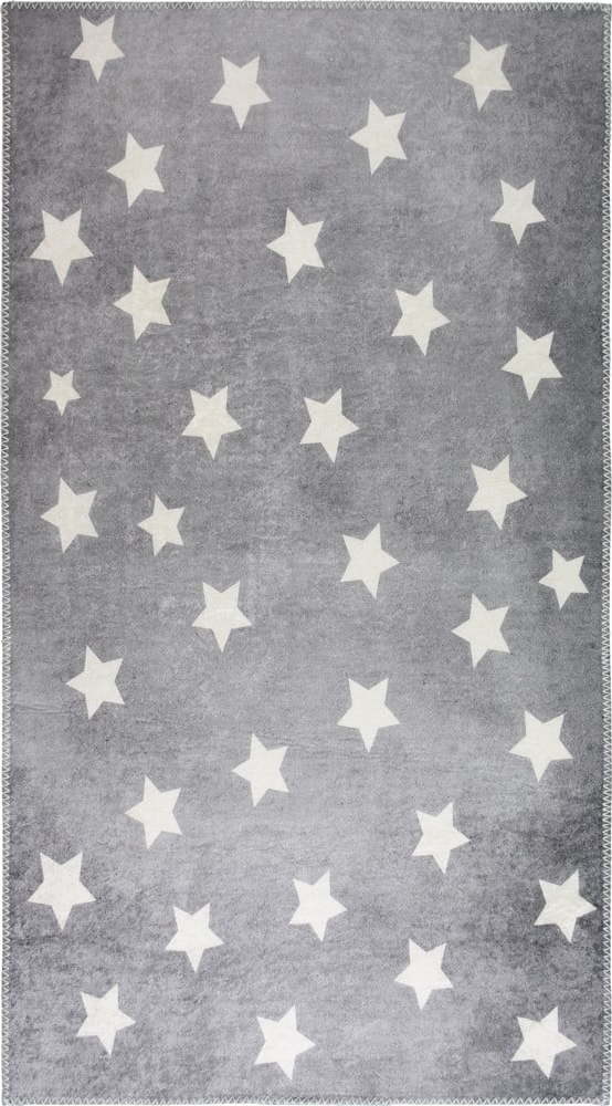 Šedý pratelný dětský koberec 160x230 cm Shining Stars – Vitaus Vitaus