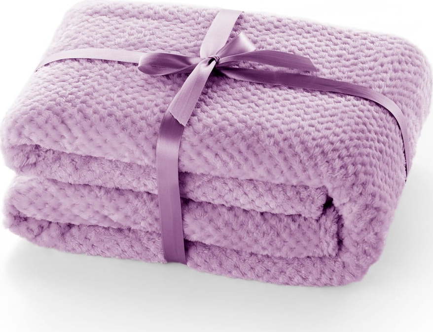 Šeříkově fialová deka z mikrovlákna DecoKing Henry