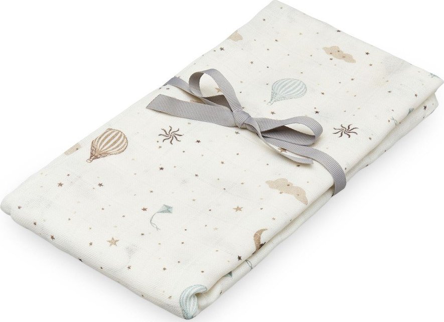 Slonovinová zavinovací dětská deka z Bio bavlny 120x120 cm Dreamland – Cam Cam Copenhagen Cam Cam Copenhagen