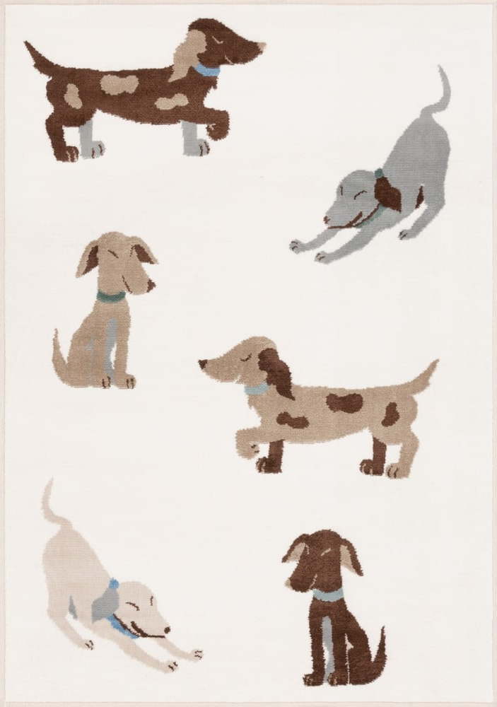 Slonovinový dětský koberec 80x150 cm Dogsie Pearl – FD FD