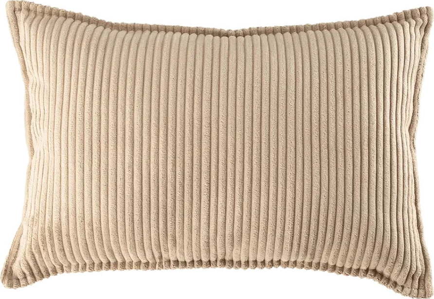 Světle hnědý manšestrový dětský pohovkový polštář Bolster – Wigiwama Wigiwama