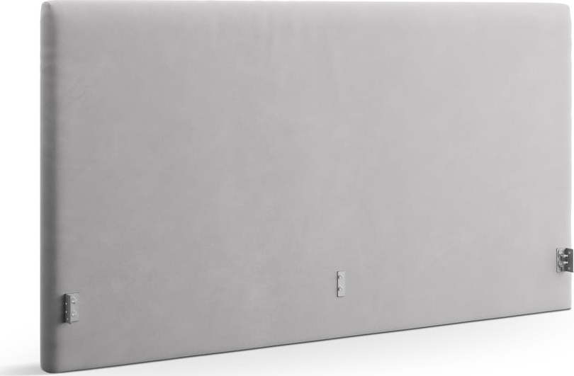 Světle šedé čalouněné čelo postele 210