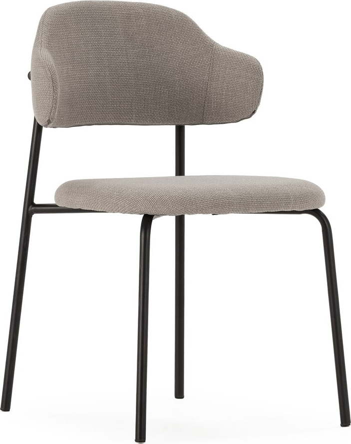 Světle šedé jídelní židle v sadě 4 ks Adriel – Marckeric Marckeric