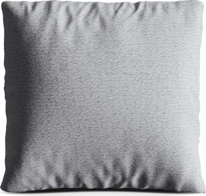 Světle šedý polštář na gauč z textilie bouclé Kemi – Cosmopolitan Design Cosmopolitan design