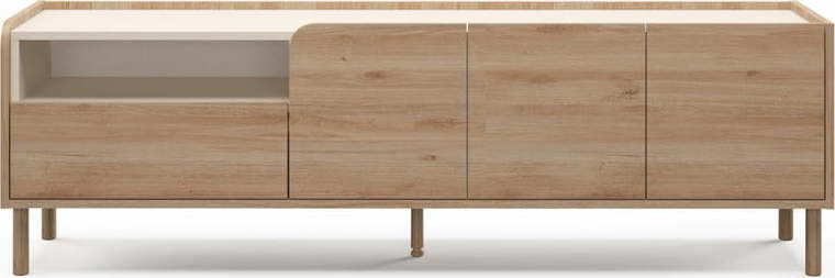 TV stolek v dekoru dubu v přírodní barvě 180x55