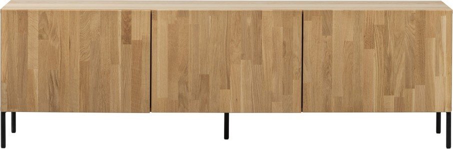TV stolek z dubového dřeva v přírodní barvě 180x56x46 cm Bono – WOOOD WOOOD